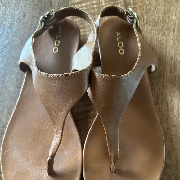 Aldo Jerilassi Leather Sandals - Picture 3 of 8